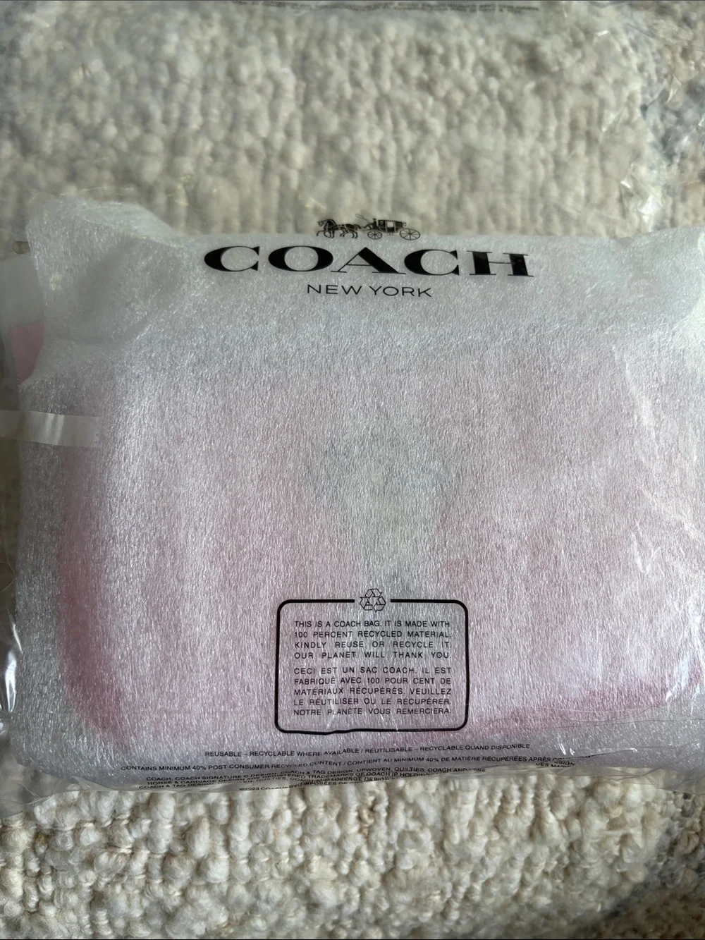 Coach Nolita 19 Sundae Graphic Wristlet Bag Cherry Blossom CU251 NWT in wrapping